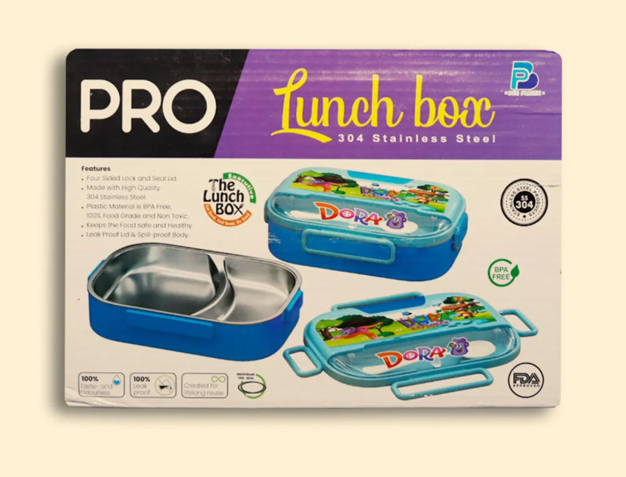Pro Lunch Box Stainless Steel