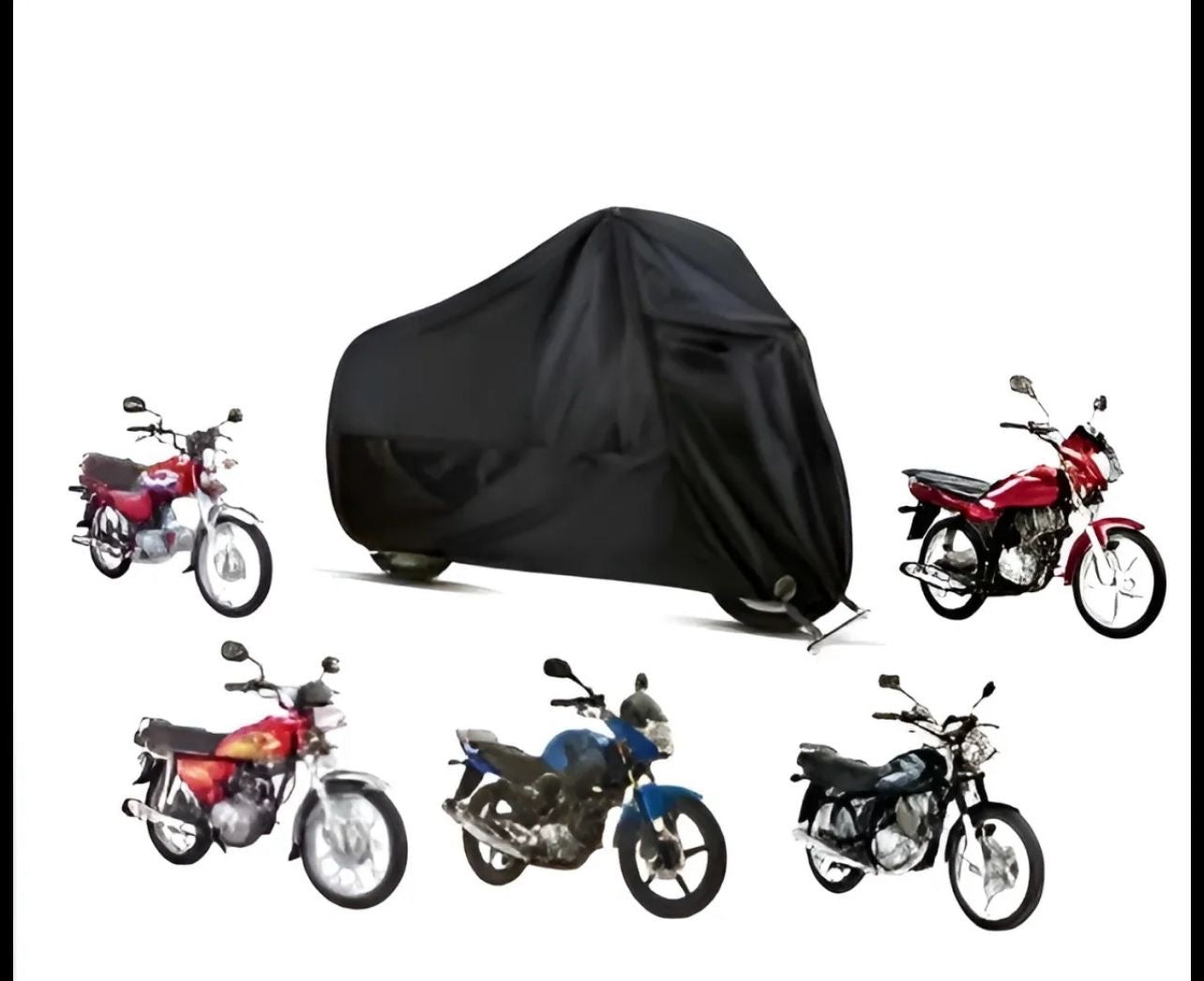 High Quality Waterproof Bike Cover
Only Black color
(Only For 70cc Motorcycles)