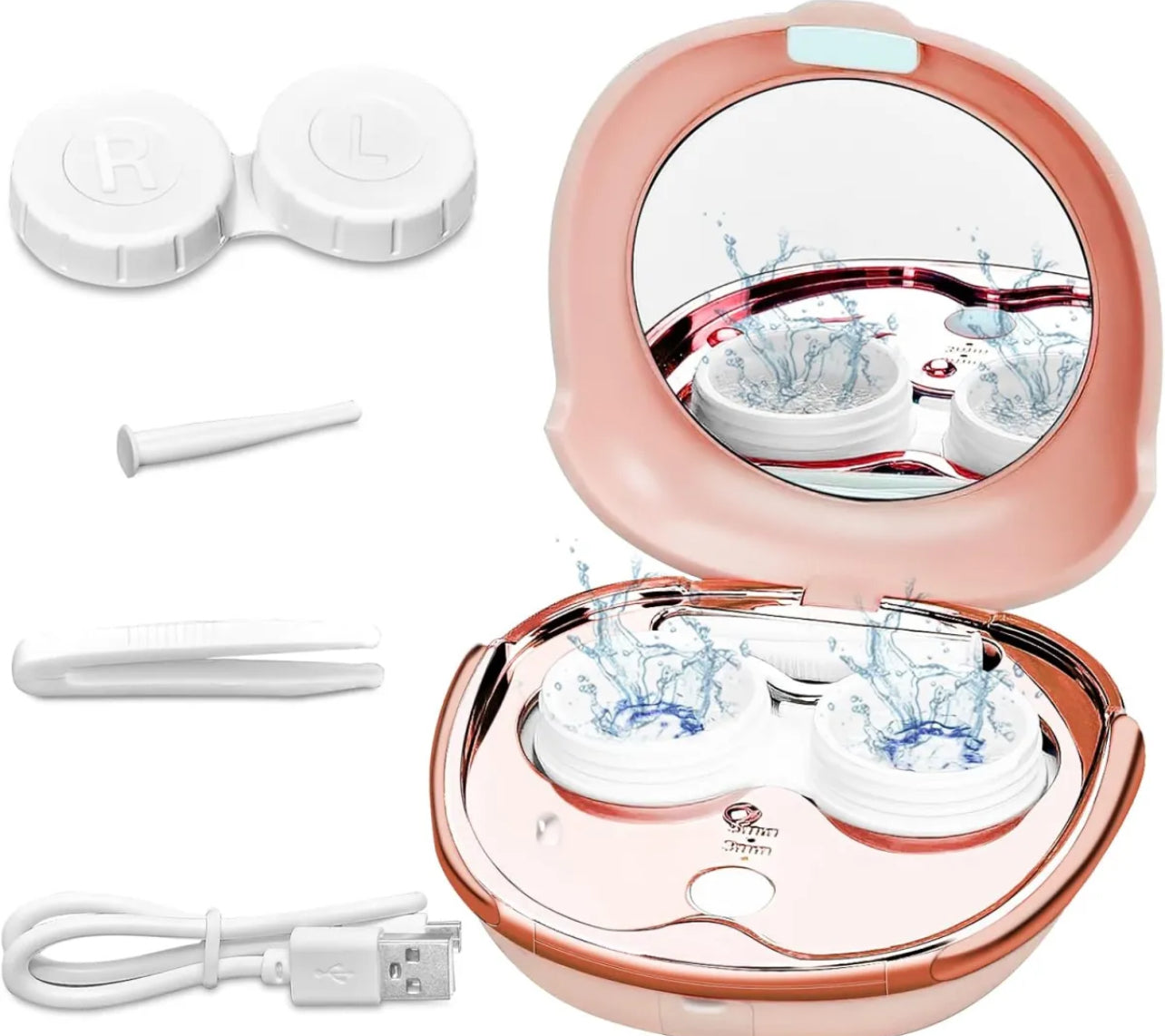 Contact Lens Cleaner Machine, Lens Washing Machine, Ultrasonic Contact Lens Cleaner.