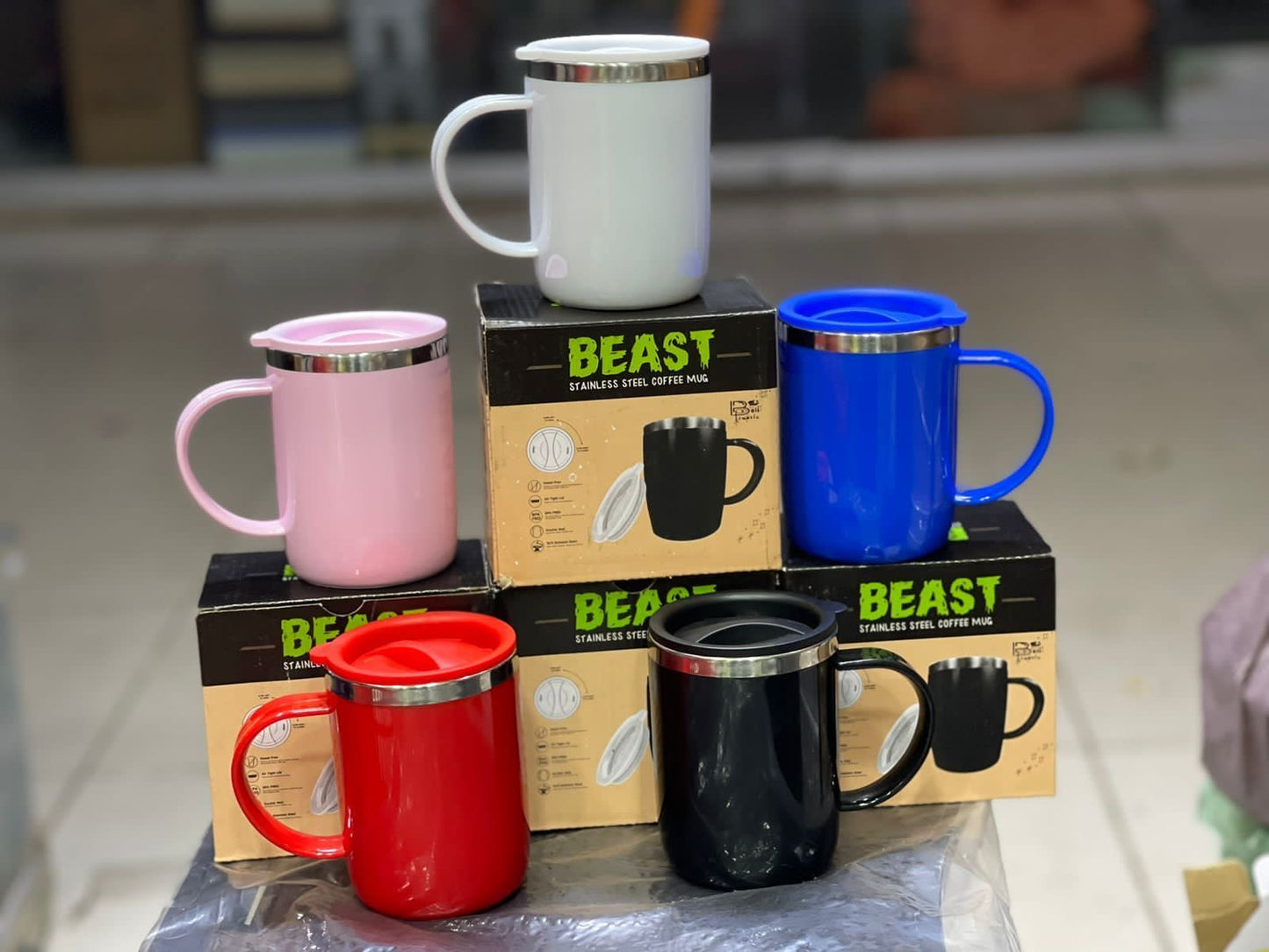 Coffee mug stainless steel cup