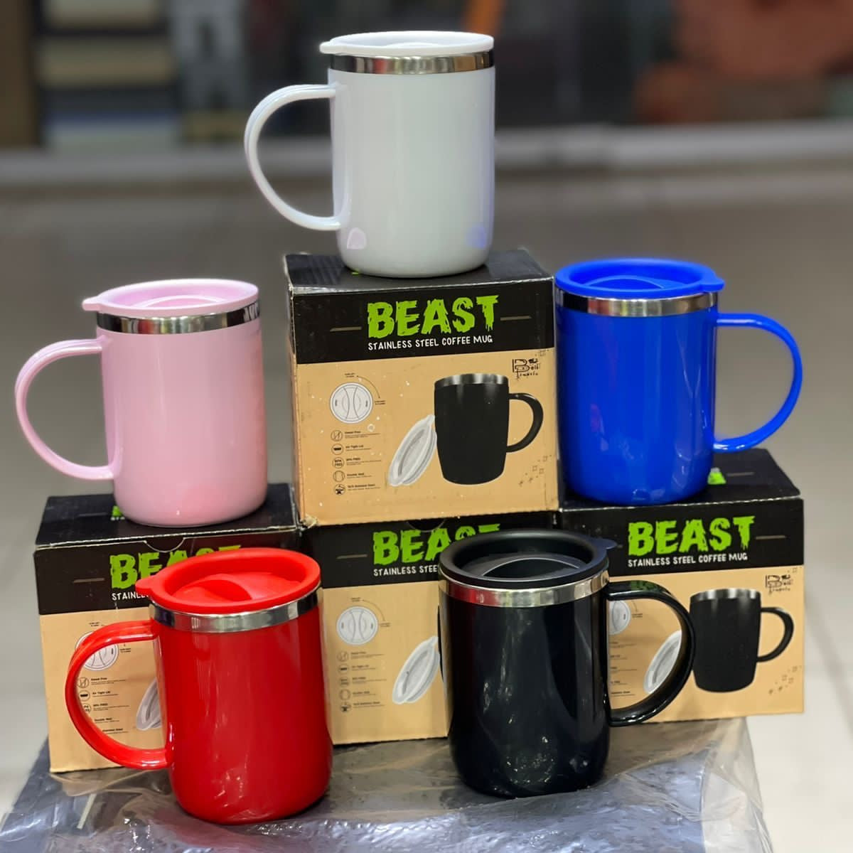 Coffee mug stainless steel cup