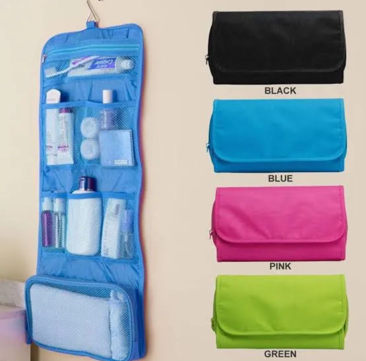 Multipurpose Foldable Travel Toiletry Bag