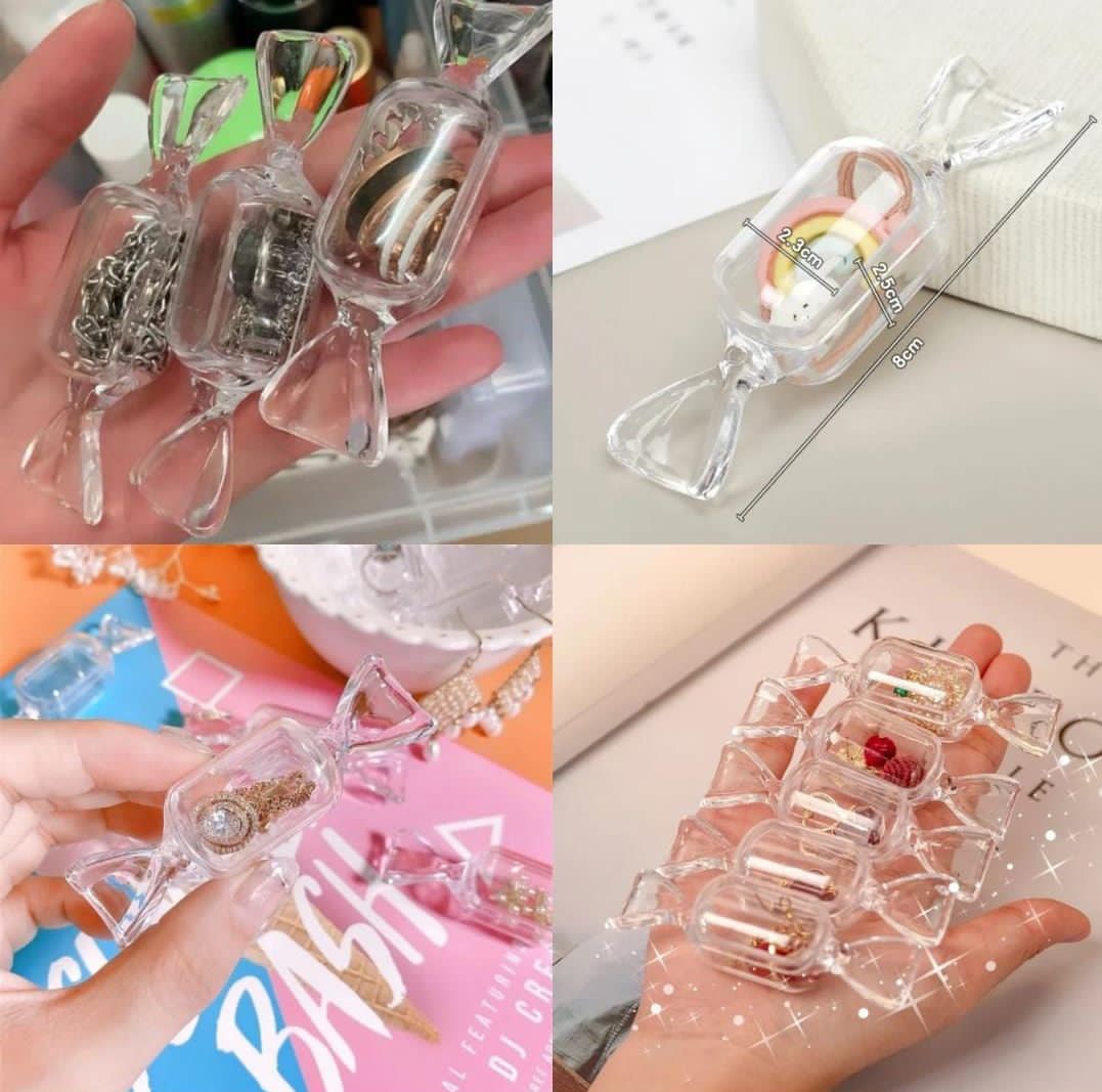 10 pcs candy shaped jewellery organiser