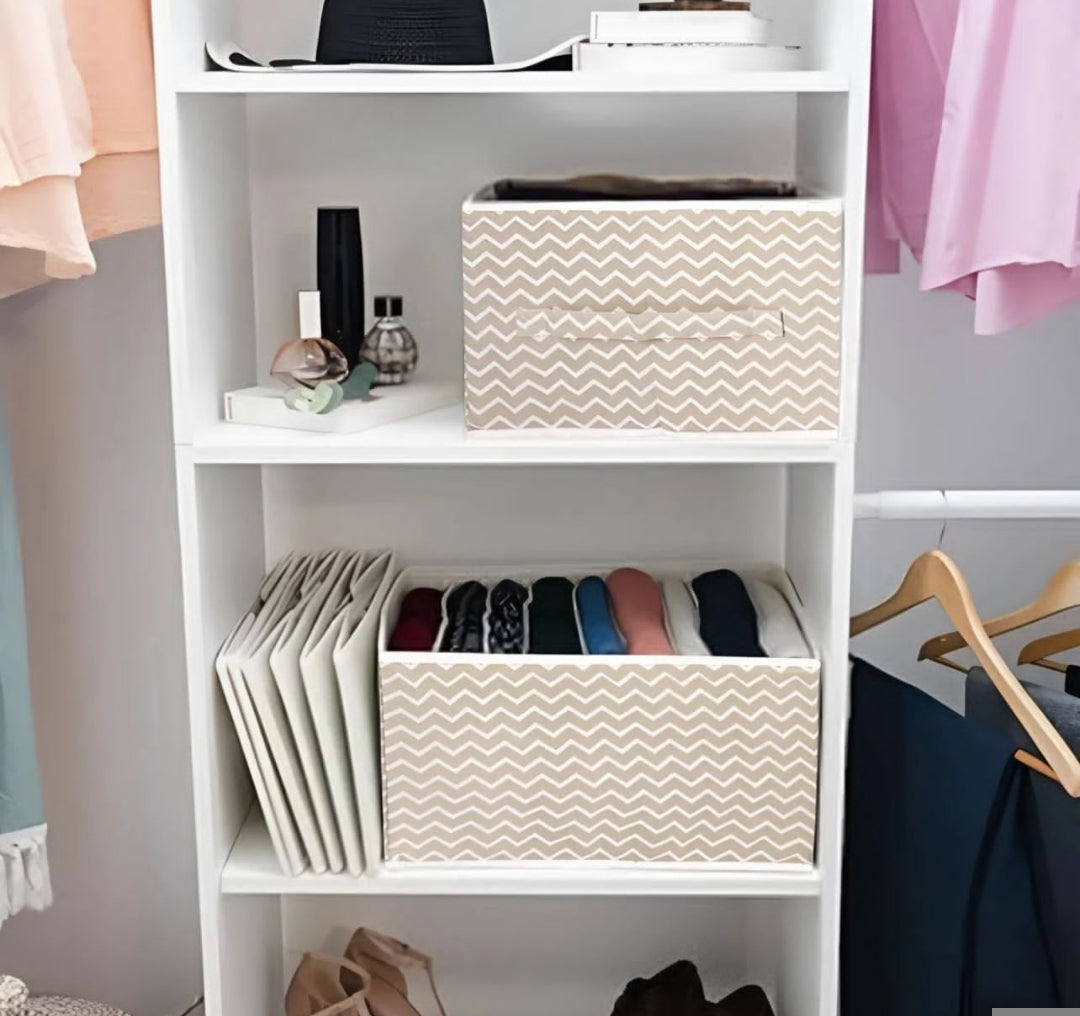 6 Grid, Wardrobe Clothes Organizer, Large Jeans Organizer