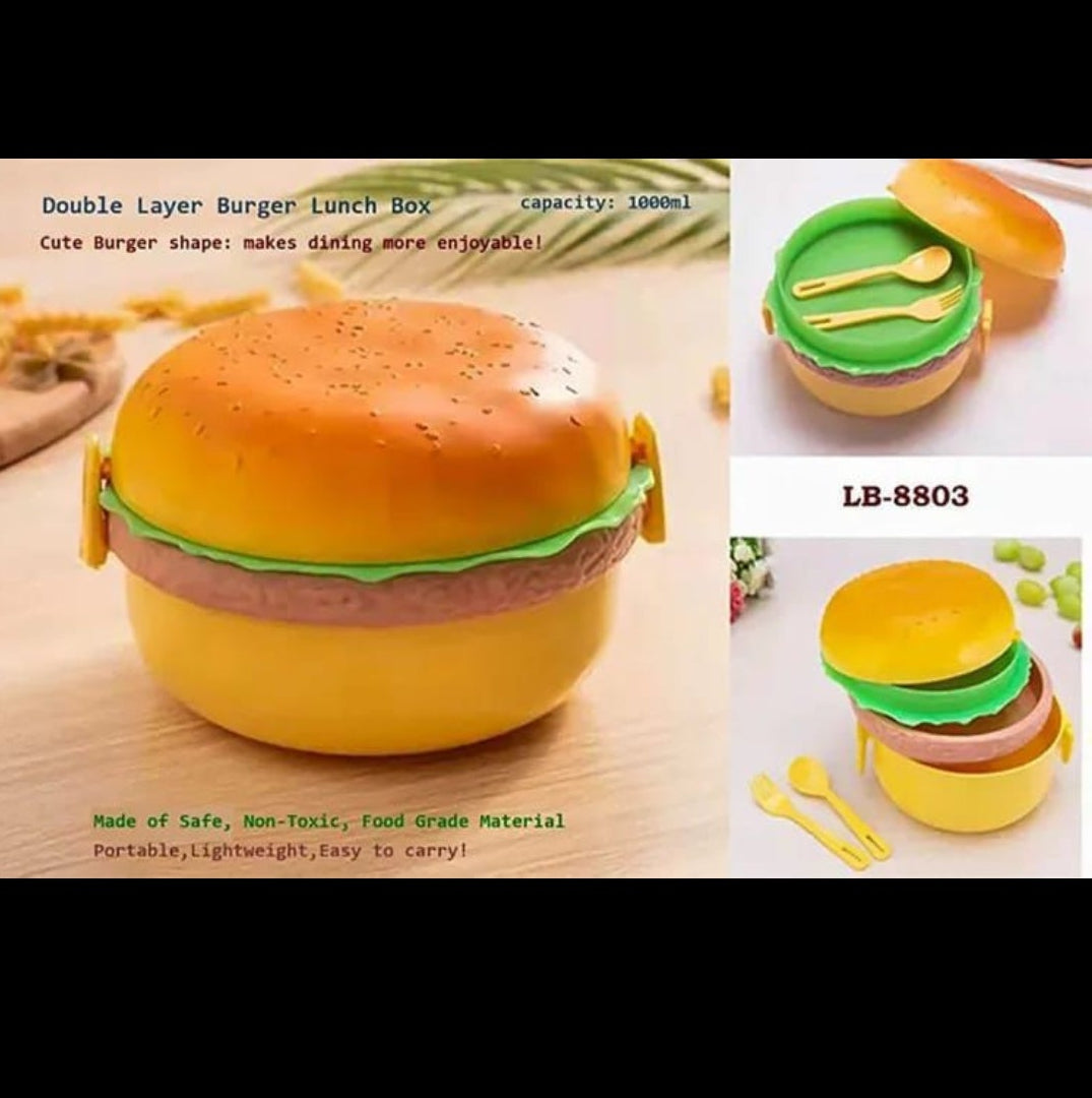 Burger Shape Lunch Box