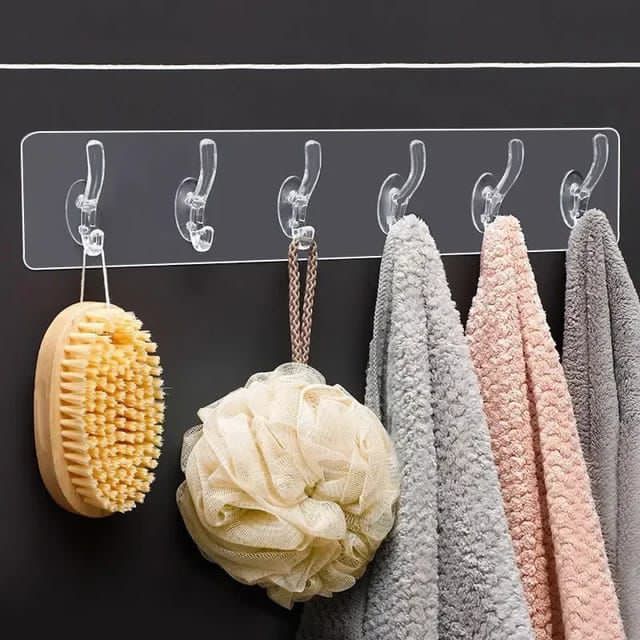 Silicon Six Hook Hanger