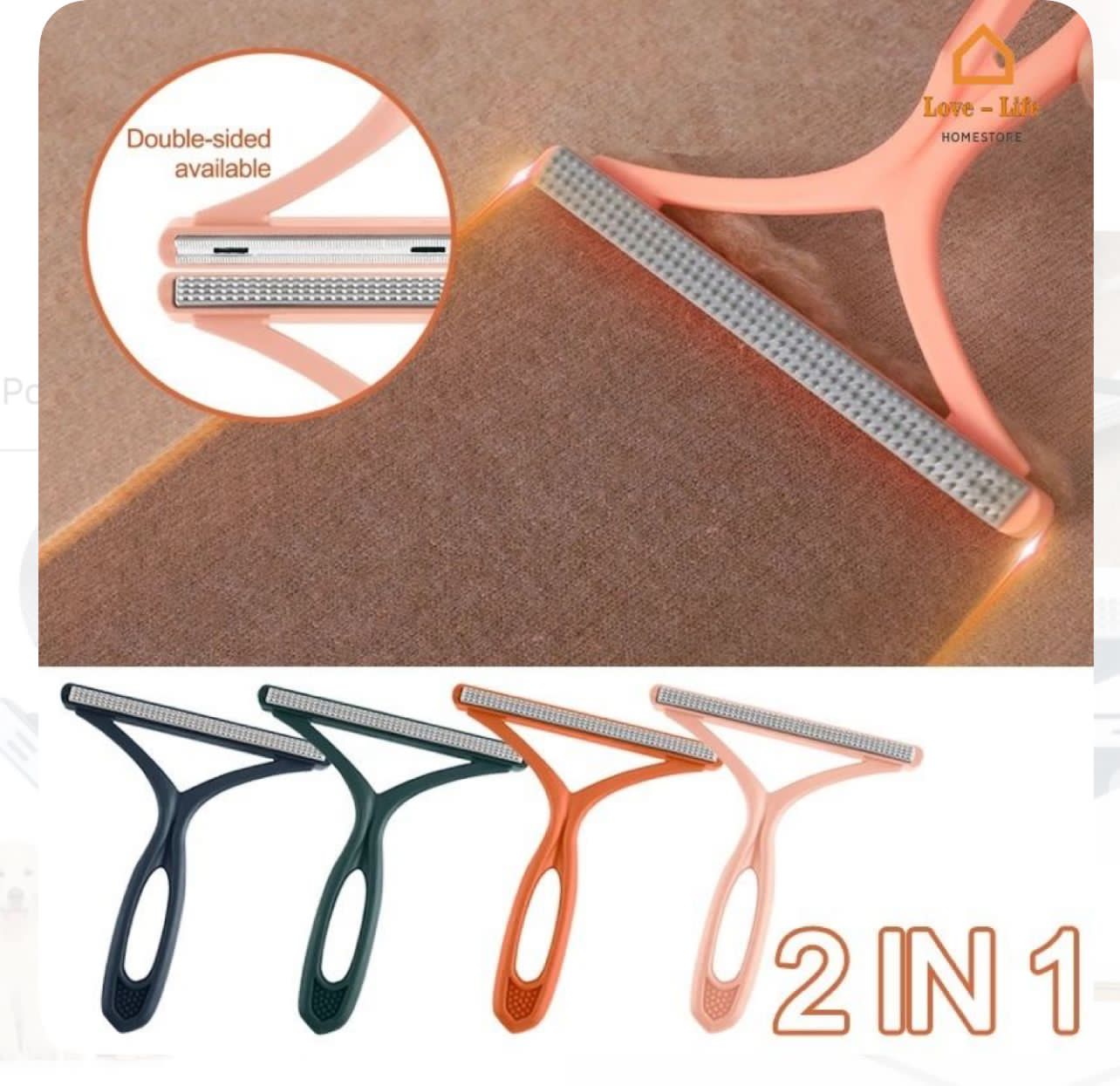 Protable handheld manual pet hair remover scraper multipurpose carpet clothes fabric plush cleaning brush
