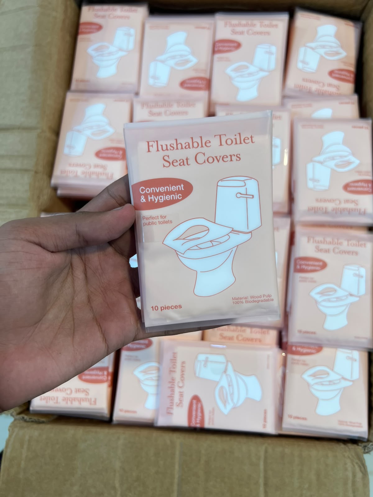 10-piece soluble water disposable