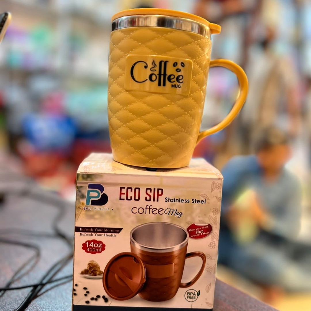 Eco sip stainless steel coffee mug hot & cool mug