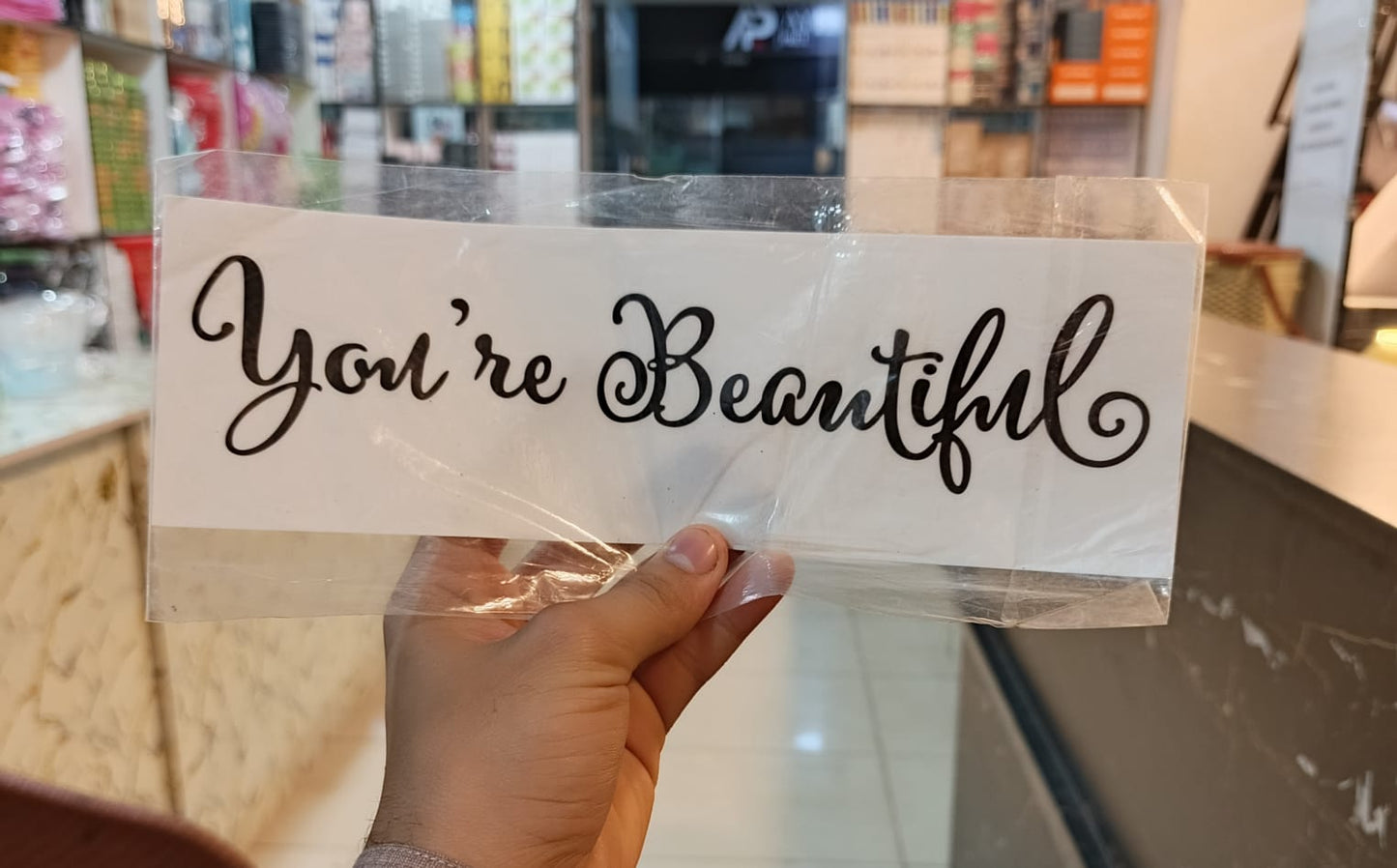 You're beautiful sticker