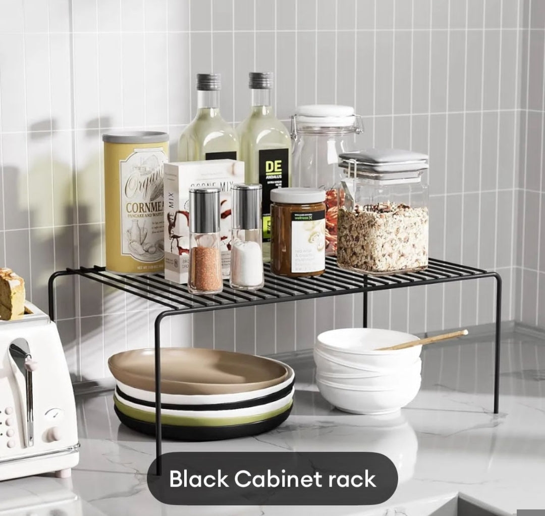 Smart Design Cabinet Storage Shelf Rack - Steel Metal Wire - Cupboard, Plate, Dish, Counter & Pantry Organizer Organization - Kitchen