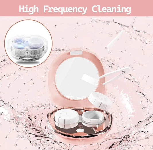 Contact Lens Cleaner Machine, Lens Washing Machine, Ultrasonic Contact Lens Cleaner.
