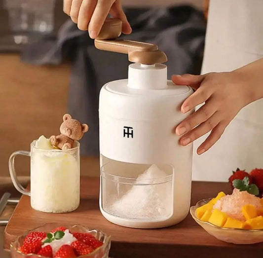 Summer Ice Crusher, Home Manual Ice Crushers Tool, Handheld Snow Manual Crushing Ice Machine, Multifunctional Hand Block Shaved Ice Device, Portable Small Manual Smoothie Ice Maker Kitchen Tools, Portable Snow Cone Machine
