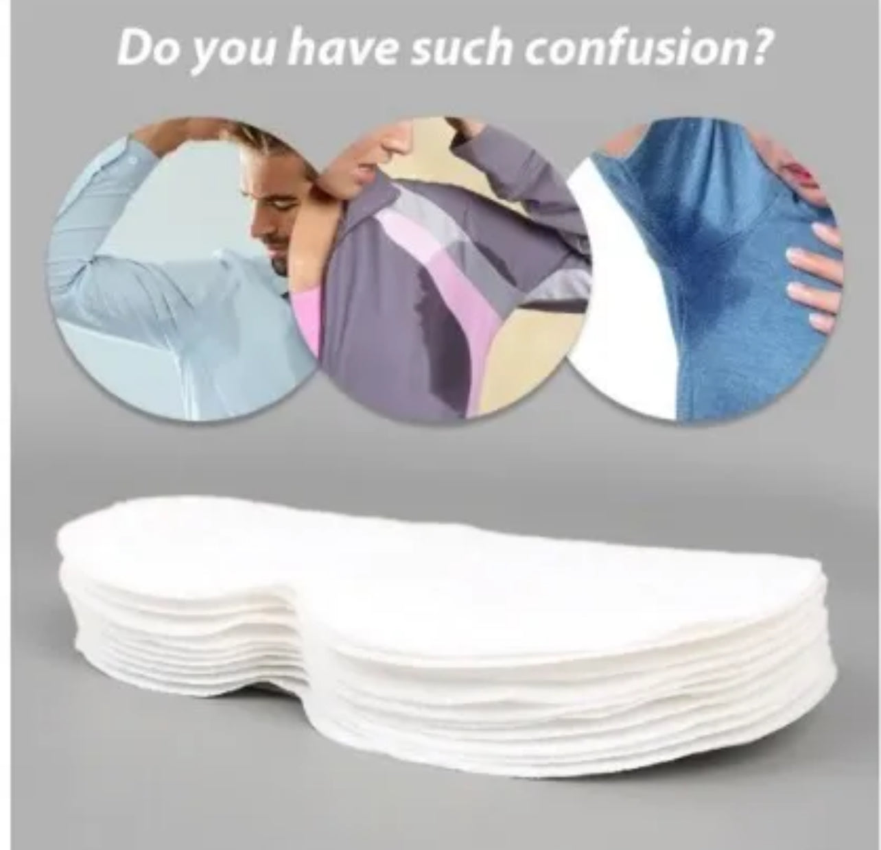 1 Pair Deodorants Cotton Pads Underarm Armpit Sweat Pads Dress Disposable Stop Sweat Shield Guard Absorbing