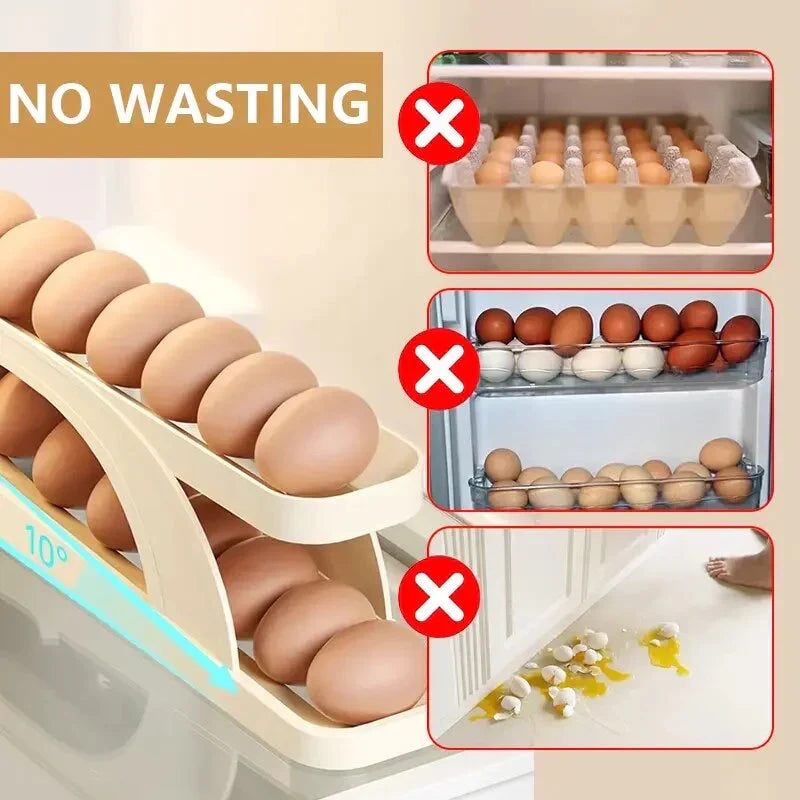 Slide-typeEgg Holder For Refrigerator