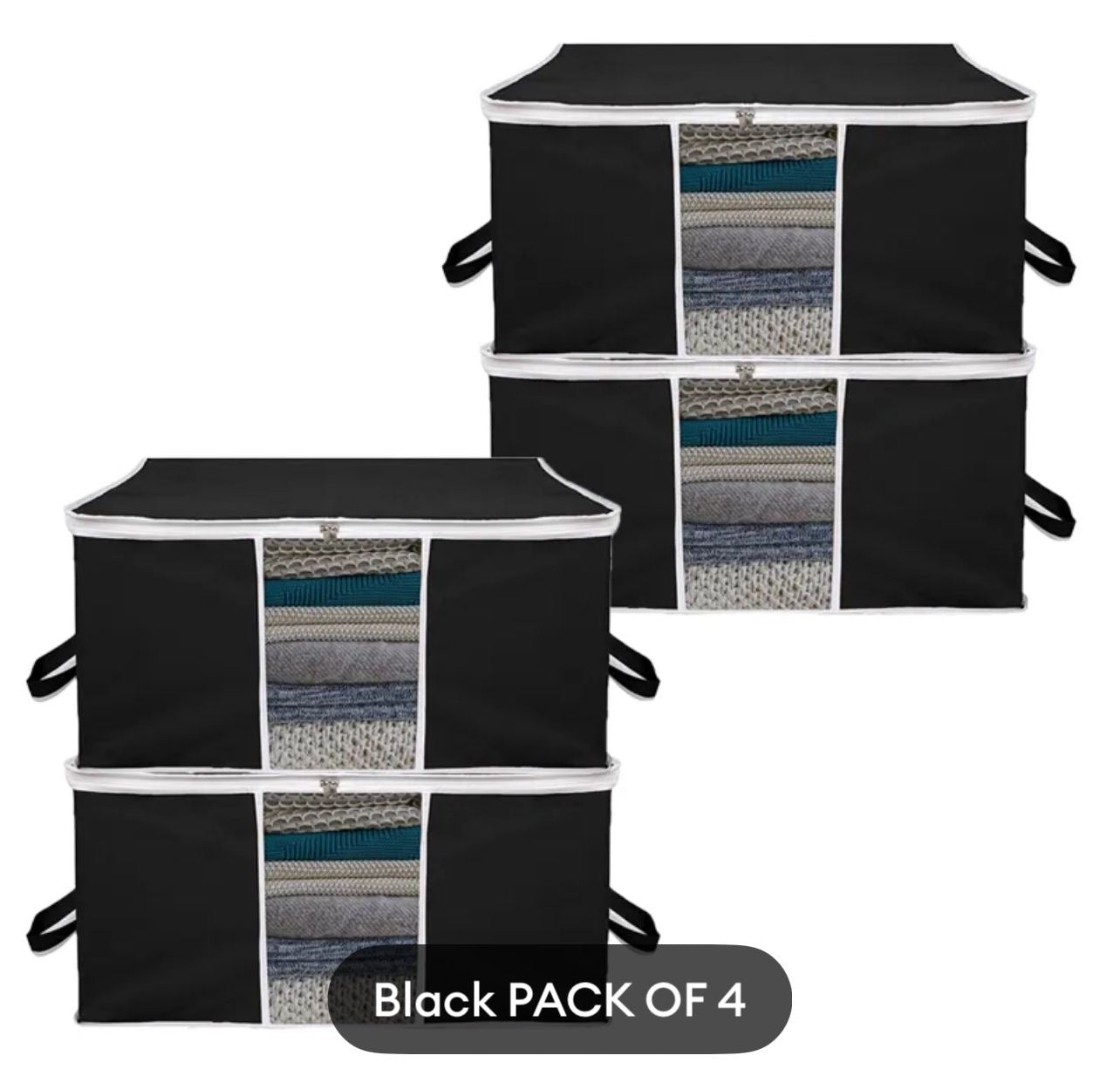 Clothes Storage Bags Organizer Under Bed square shape