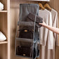 New high qulatiy multipurpose 6 hanging hand bags pocket organizer for bags