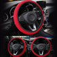 37-38cm Car Steering Wheel Cover Breathable Anti-Slip Steering Covers Automobile Steering Wheel Protection Decoration