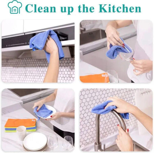 Pack Of 10 Kitchen Cleaning Wipes 

(10x10 inches Size)