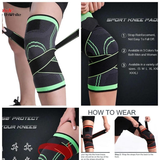 Knee Support Compression Professional Protective Knee Pad Basketball Tennis Cycling