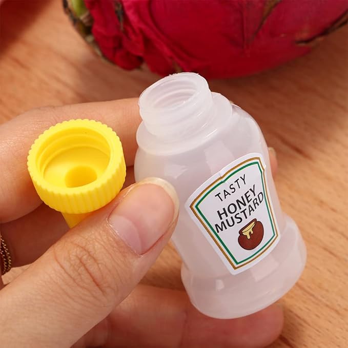 Mini Sauce Bottles for Lunch Box (2 Pcs)