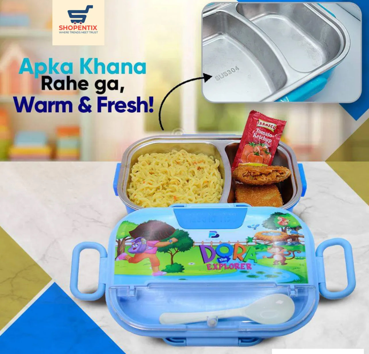 Pro Lunch Box Stainless Steel