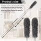 Flexible Microfibre Long Rod Grey Duster