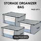 Clothes Storage Bags Organizer Under Bed square shape
