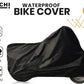 High Quality Waterproof Bike Cover 

Only Black color
(Only For 70cc Motorcycles)