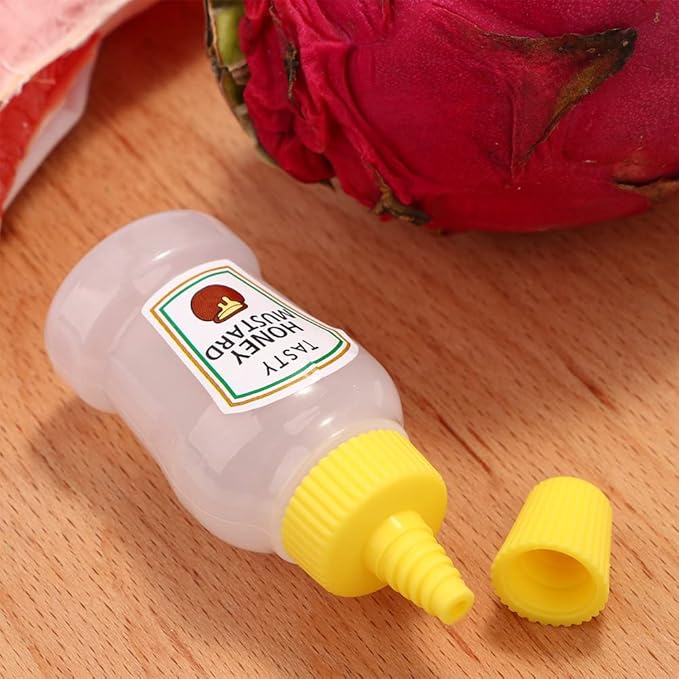 Mini Sauce Bottles for Lunch Box (2 Pcs)
