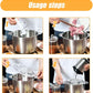Heavy-Duty 3L Stainless Steel Meat Grinder and Food Processor for Meat, Vegetables, Fruits - Electric Kitchen Mincer and Chopper - Silver