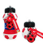 550ml/Folding Football-Shaped Portable Leak-Proof Silicone high quality Water Bottle with lid