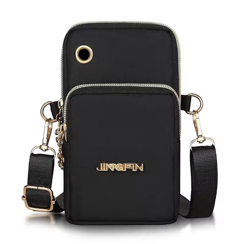 Women Sling Shoulder Bag Multi-pocket Design Crossbody Bag Ladies Multifunction Nylon Phone Purse Causal Travel Small Handbags