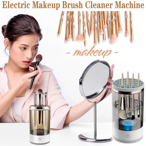 3-in-1 Electric Makeup Brush Cleaner & Dryer Stand