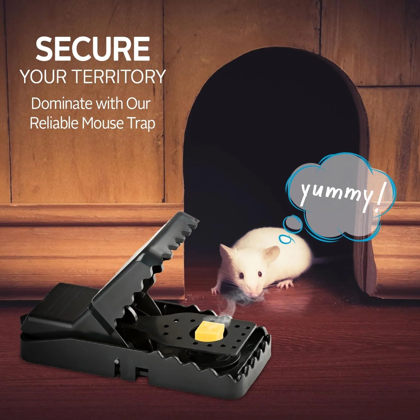 Heavy Duty Plastic Mouse Trap Rat Catcher -