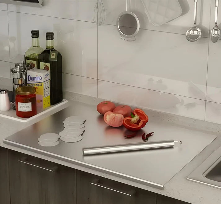 Stainless Steel Cutting Board - Ramzan Deal - Size 40x48 CM