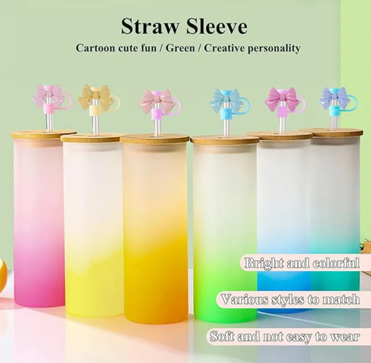 Flexible Material Silicone Straw Cover Reusable High-Quality 10mm Diameter For Stanley Cup Cover Easy Fit Straw Dust Cap for
