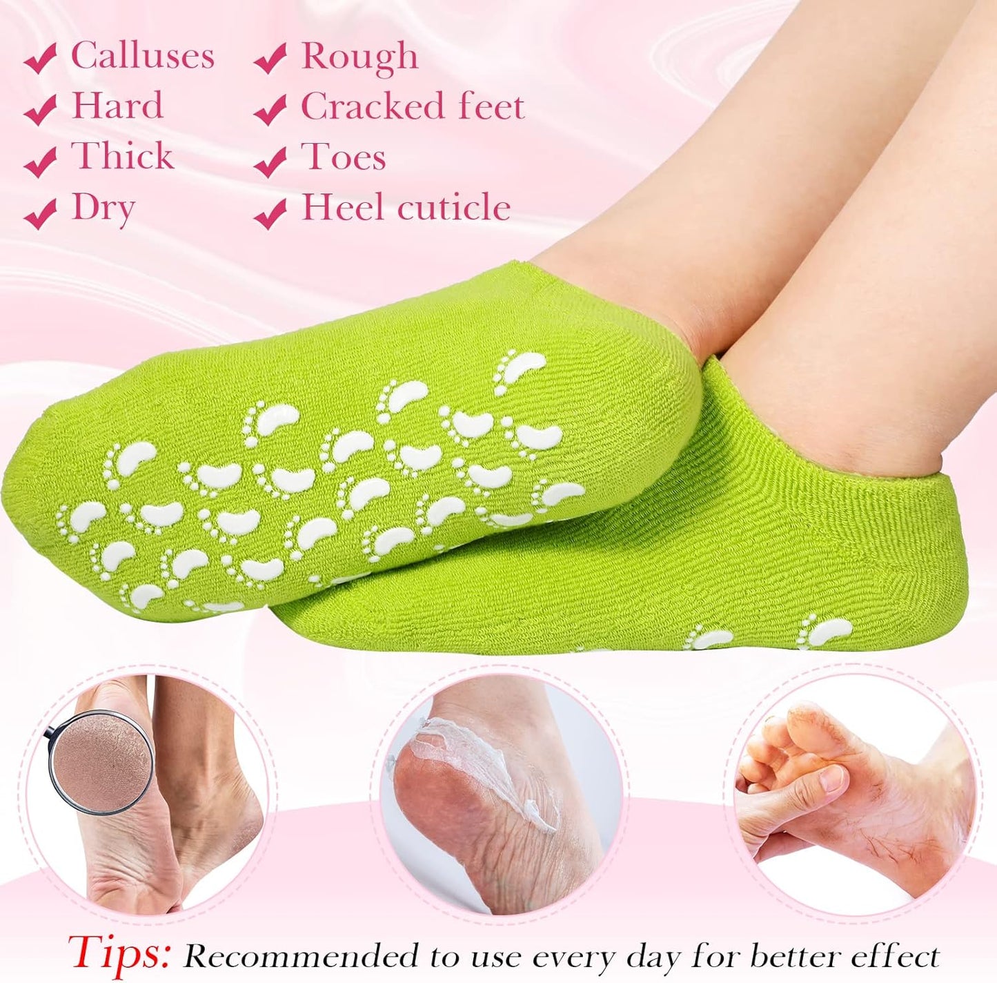 Moisturizer Silicone Gel Socks