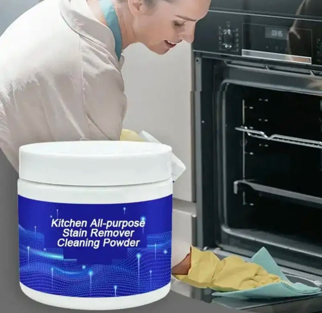 Multipurpose Kitchen Stain Remover MOF Chef Powder, Kitchen all purpose Cleaning Powder, Revolutionise your Kitchen Hygiene with our 250g All Purpose JUE Fish Heavy Oil Cleaner Foam Powder, Ultimate Stain Remover effortlessly