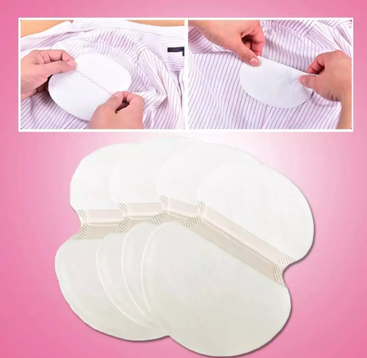 1 Pair Deodorants Cotton Pads Underarm Armpit Sweat Pads Dress Disposable Stop Sweat Shield Guard Absorbing