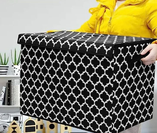 Black & White Toy Basket 
High Quality