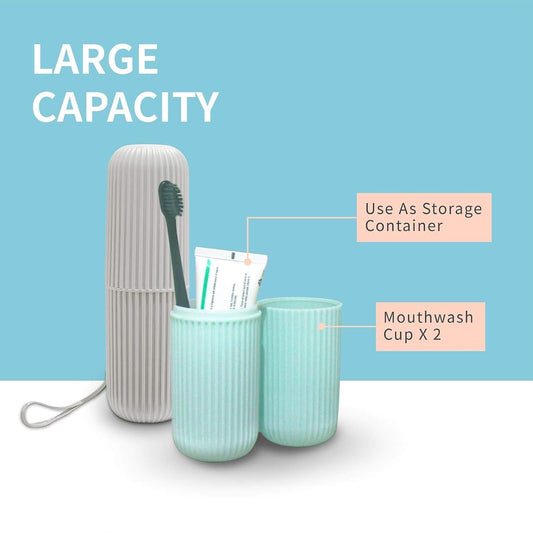 1Pcs Portable Toothbrush Case Toothpaste Cup Holder Protect Storage Box Travel Organizer Storage Cover Travel Toothbrush Holder Case