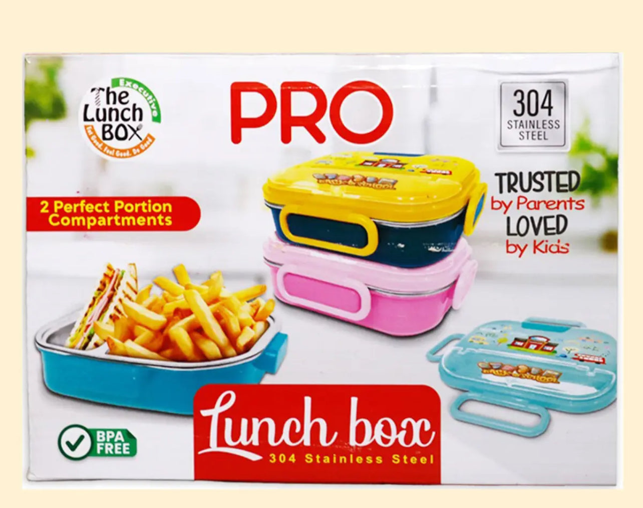 Pro Lunch Box Stainless Steel