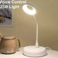 USB Voice Control LED Lamp/Light Portable Voice Control Night Light Freely Foldable USB