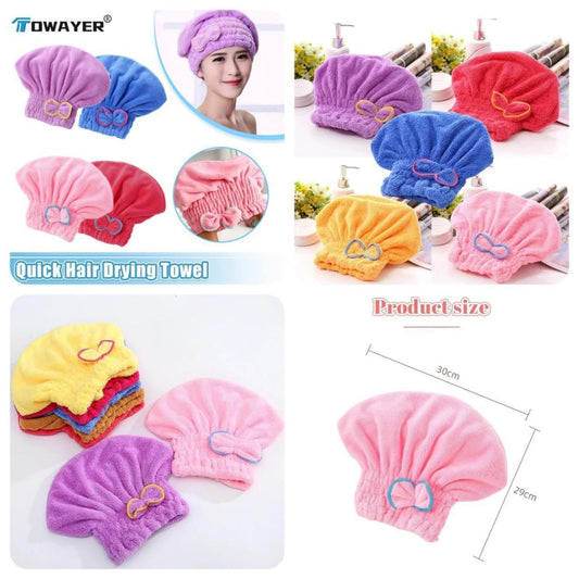 Flower Cap Towel