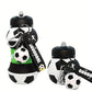 550ml/Folding Football-Shaped Portable Leak-Proof Silicone high quality Water Bottle with lid