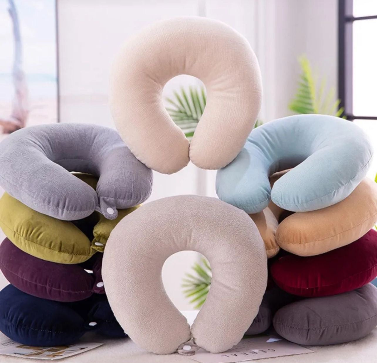 Travel Pillow Round Neck Soft Pillow Cushion