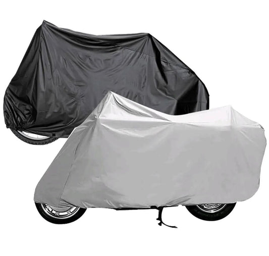 High Quality Waterproof Bike Cover 

Only Black color
(Only For 70cc Motorcycles)