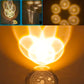 3D Crystal Galaxy Ball Night Lamp with Wooden Base (6cm) - Solar System - Moon - Earth - Heart Cloud - Crescent -Moon Walk