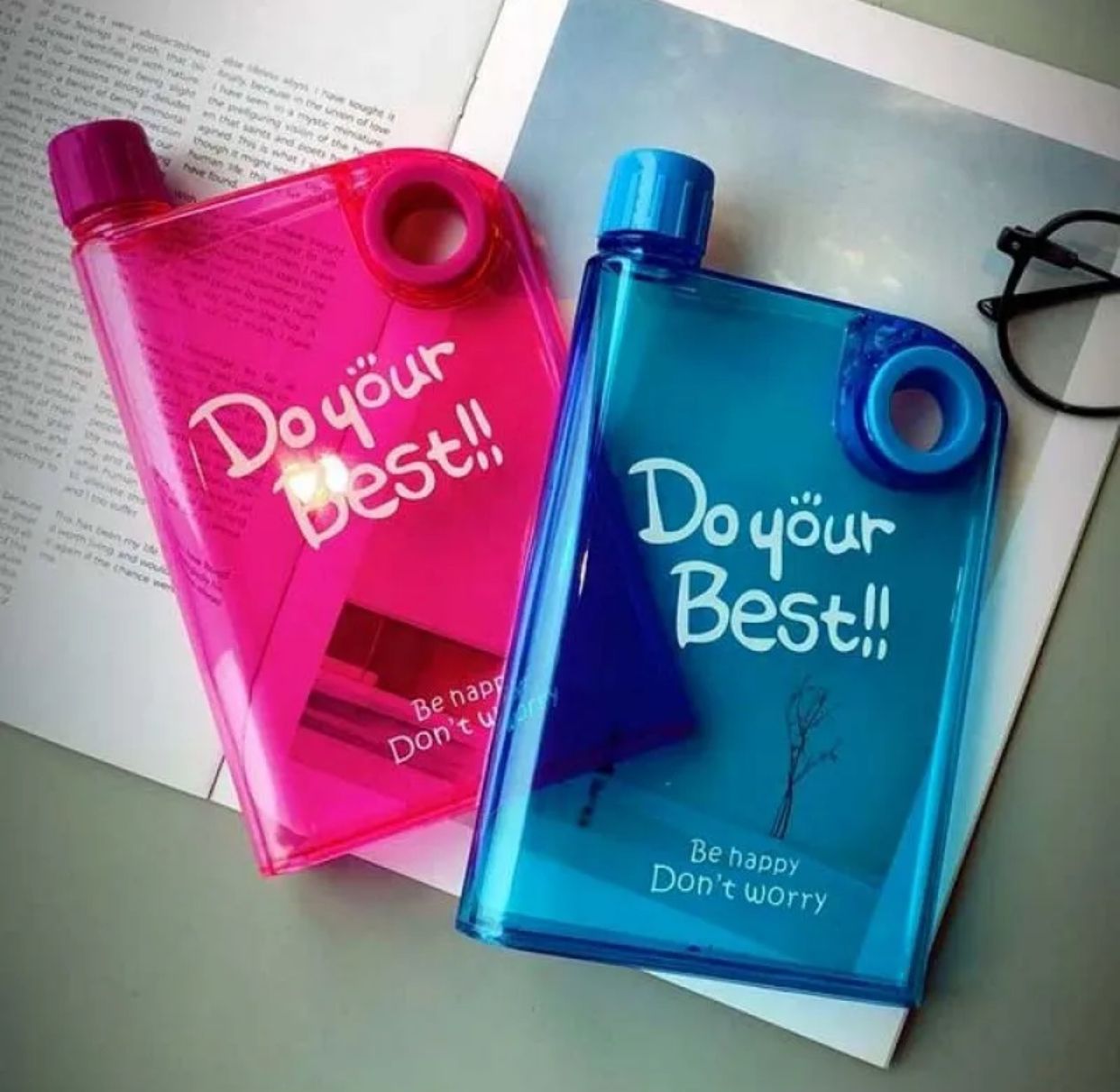 Note book water bottle